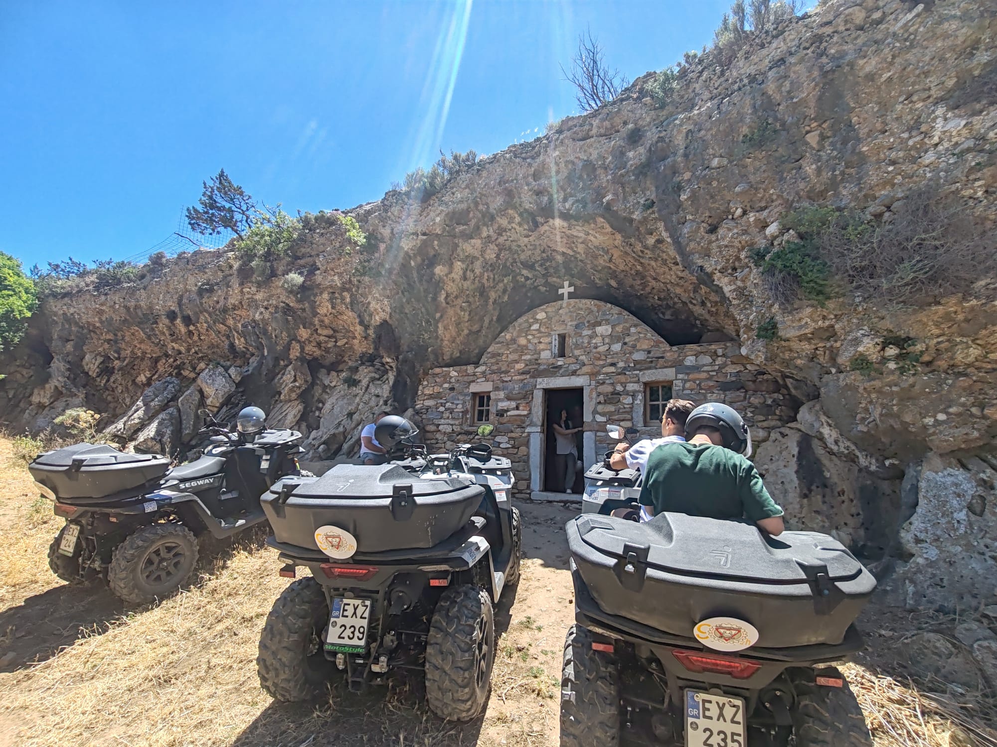 The Wild Luxury Tour quad tour on Naxos